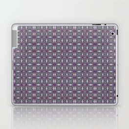 Purple Green Diamond Crisscross Geometric Art Laptop Skin