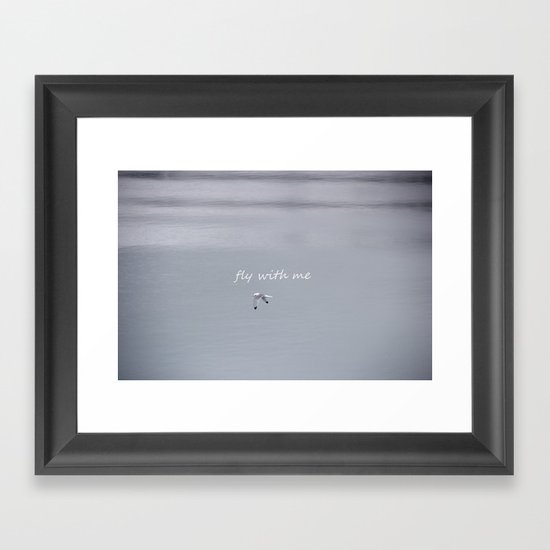 fly with me Framed Art Print