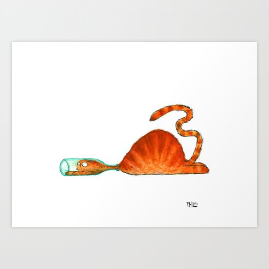 Bottle Art Print