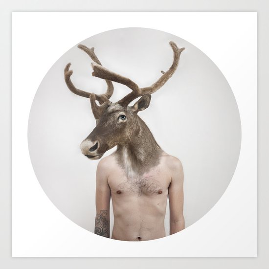 Therianthrope - Caribou Art Print