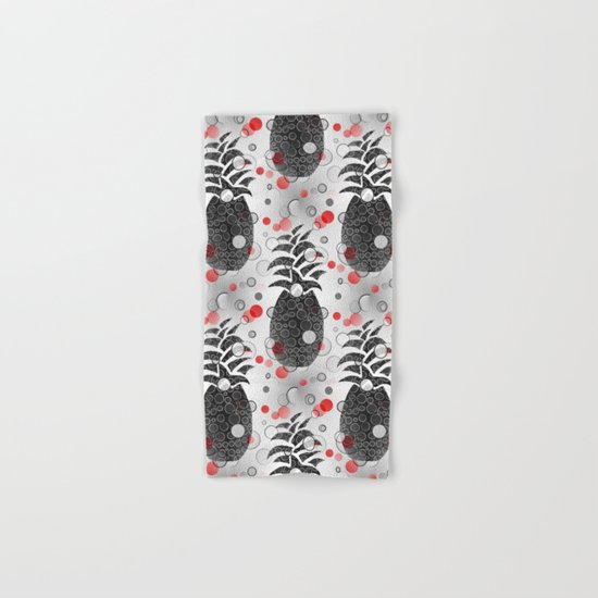 Pineapple Arrangement Hand & Bath Towel