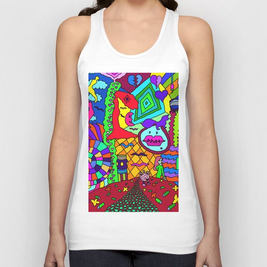 Abstract 32 Unisex Tank Top