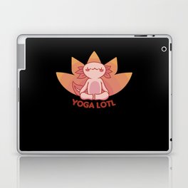 Yogalotl Axolotl Makes Yoga Lovers Cute Animals Laptop Skin