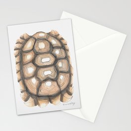 Yellow and Brown Tortoise Shell Stationery Card