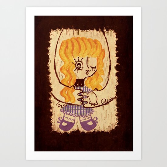 Niwawa - The Ophan Doll Art Print