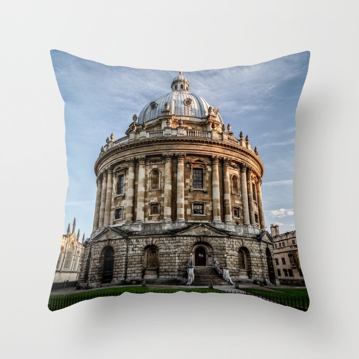 Radcliffe Camera Oxford University England Throw Pillow
