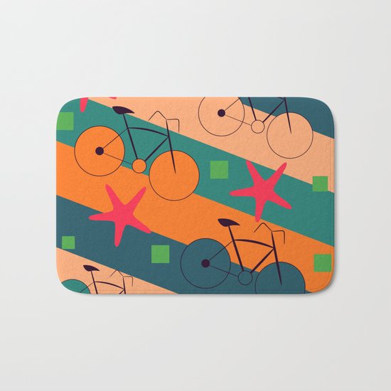 Bike routes Bath Mat
