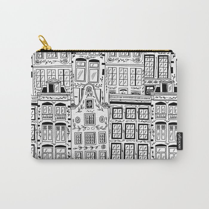 Amsterdam Houses Carry-All Pouch