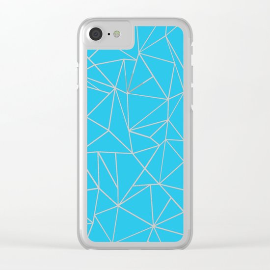 Ab Outline Electric Clear iPhone Case