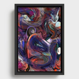 My Thoughts, Fantasies and Illusions Framed Canvas