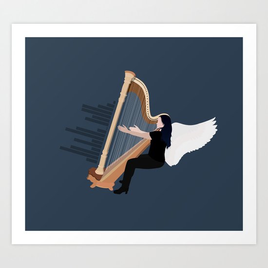 Celtic Angel Art Print