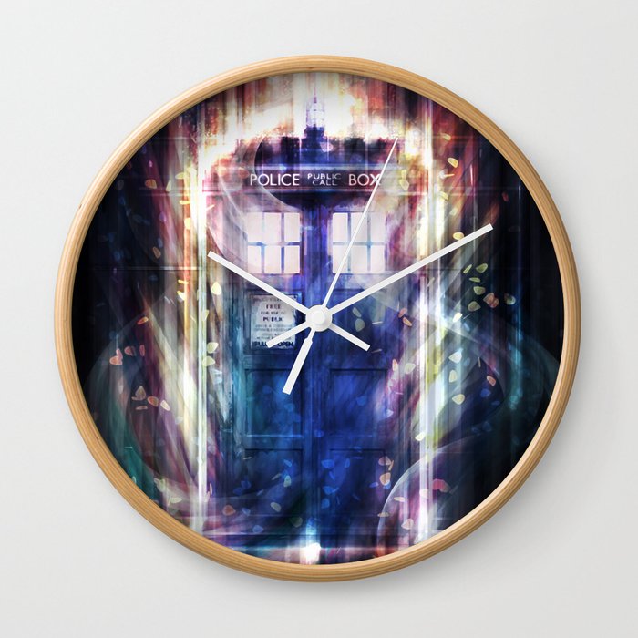 Tardis Wall Clock