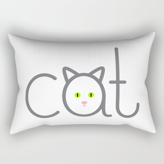 Little cat Rectangular Pillow