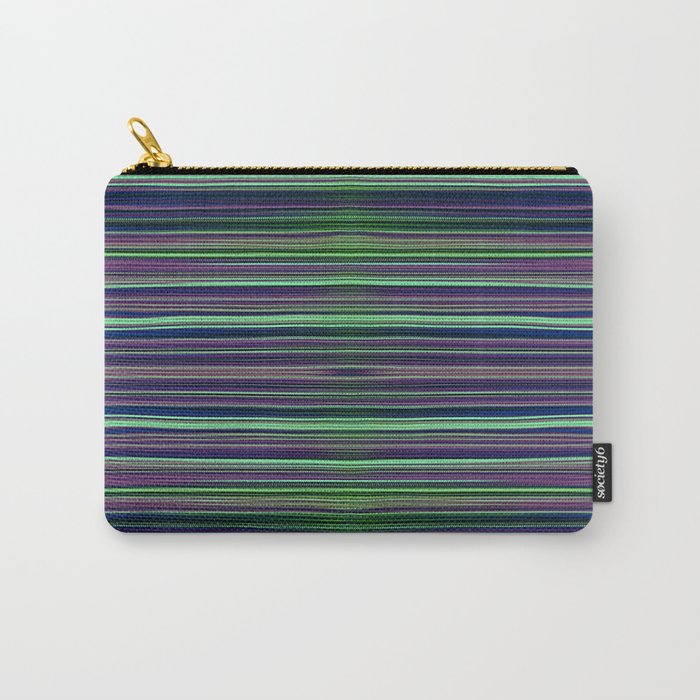 Grape Apple Rock Candy Stripe by Chris Sparks Carry-All Pouch