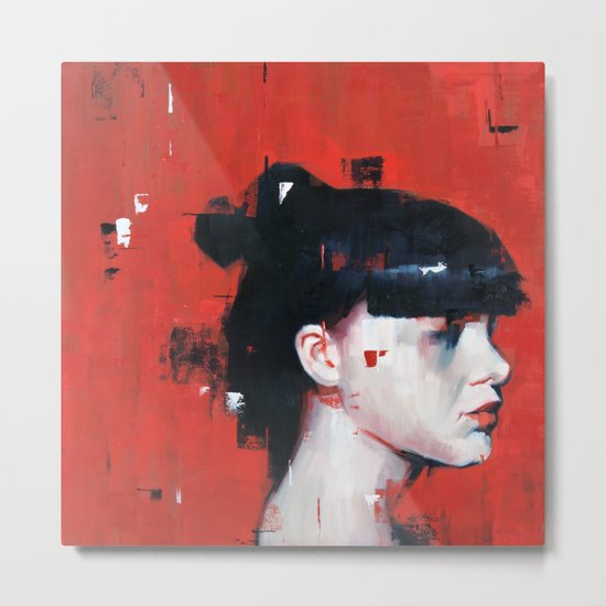 Facing Obstructions 4 Metal Print