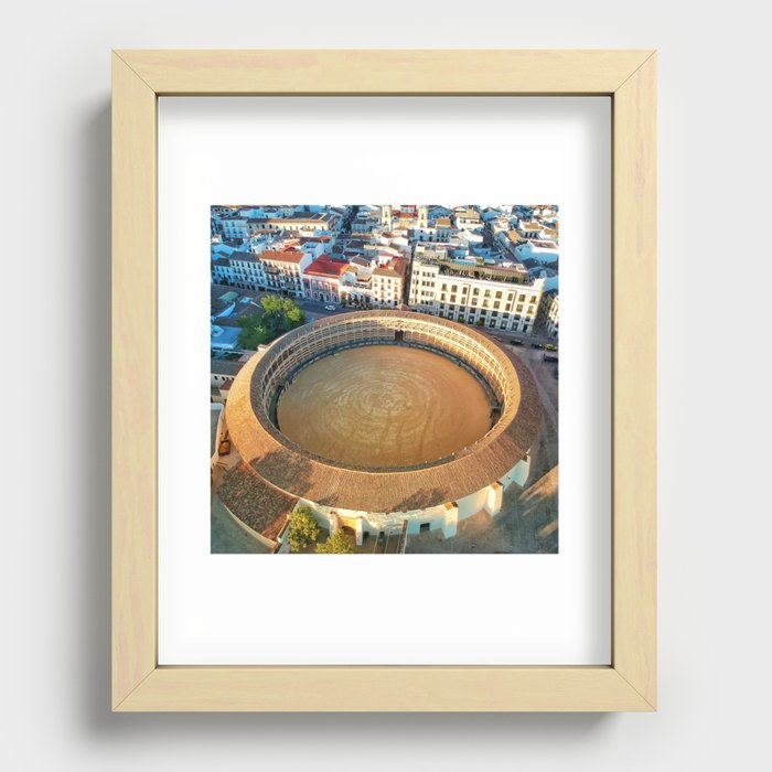 Spain Photography - Bullring Of The Royal Cavalry Of Ronda Recessed Framed Print