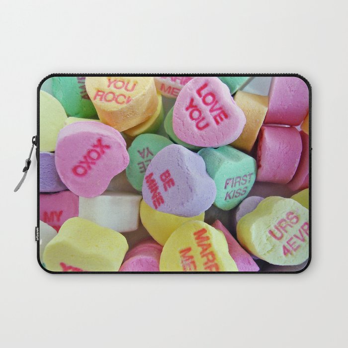 Candy Hearts Laptop Sleeve