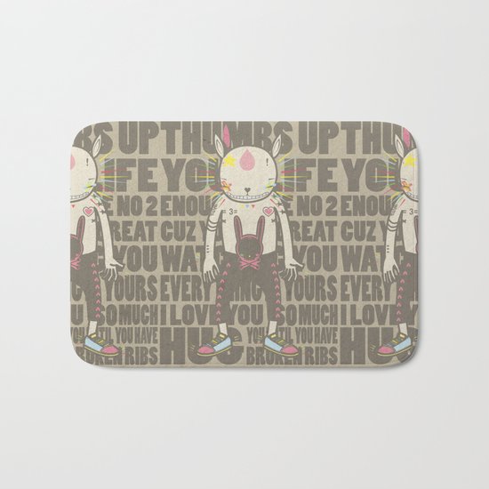 THUMBS UP YOUR LIFE Bath Mat