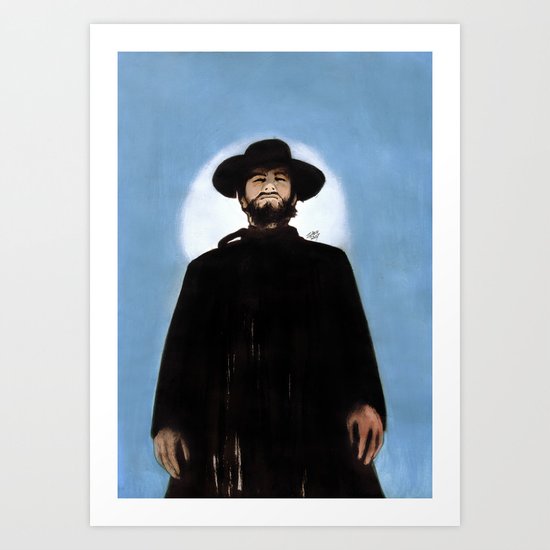 They'd Never Forget The Day He Drifted Into Town Art Print