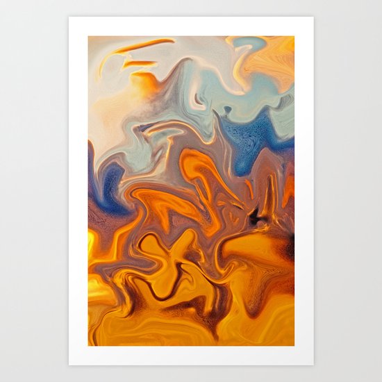 SKY ON FIRE Art Print