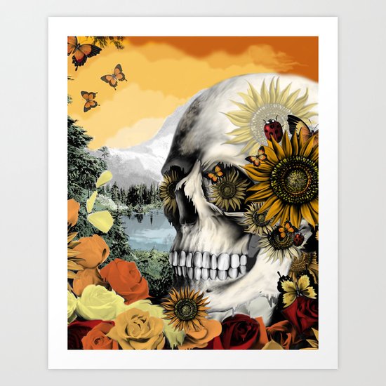 Reflections of Halloween Art Print