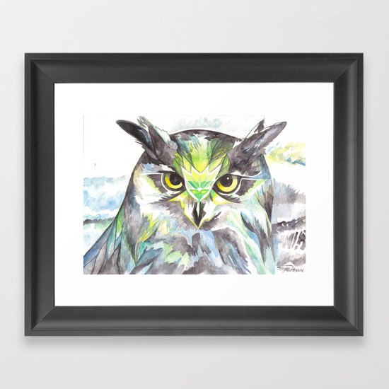 Dreamy Owl Framed Art Print