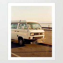Coastal Van | California Travel Photography  Art Print