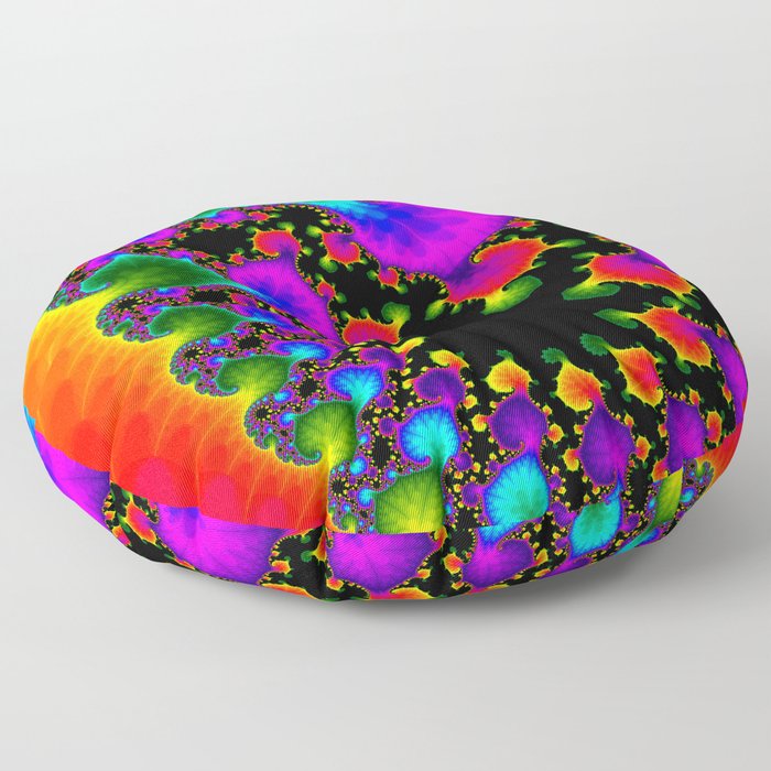 Abstract Art Fractal Art Psychedelic Art Green Yellow Lilac Red