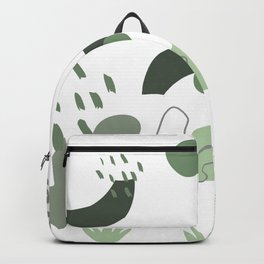 Green Beach Vibes Matisse Inspired Backpack