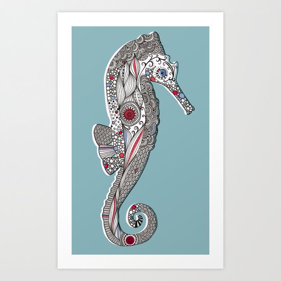 Seahorse #2 Art Print