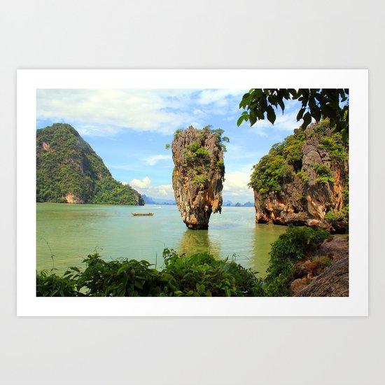 007 island Art Print