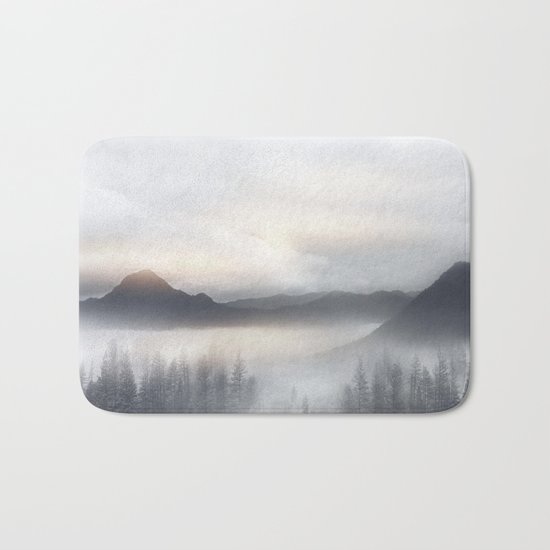 Sunrise in the Mountains Bath Mat
