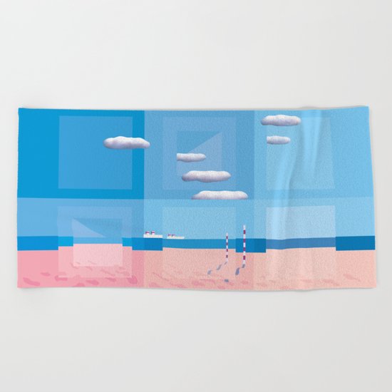Time Beach Towel