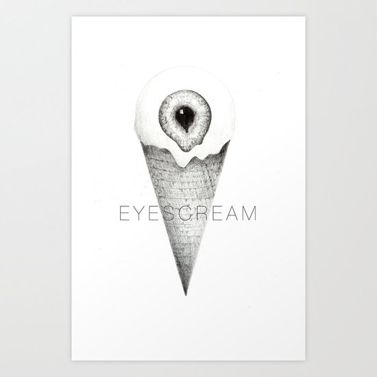 eyescream Art Print
