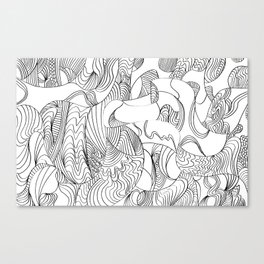 Lines In Mind Canvas Print