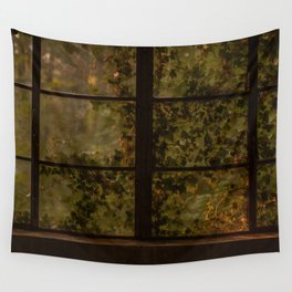 Cottage Window Wall Tapestry