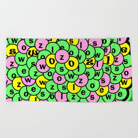 Swoozle Clusterfunk Beach Towel