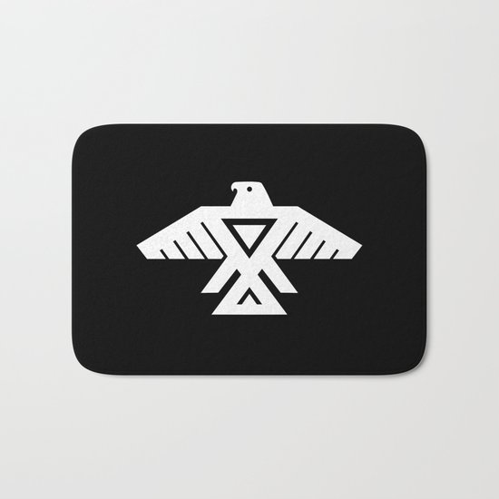 Thunderbird flag - Inverse edition version Bath Mat