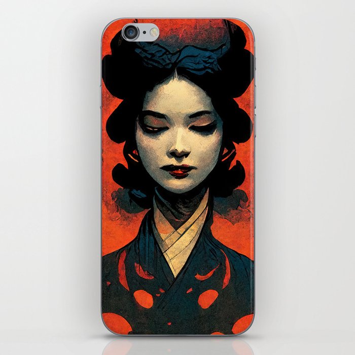 The Ancient Spirit of the Geisha iPhone Skin