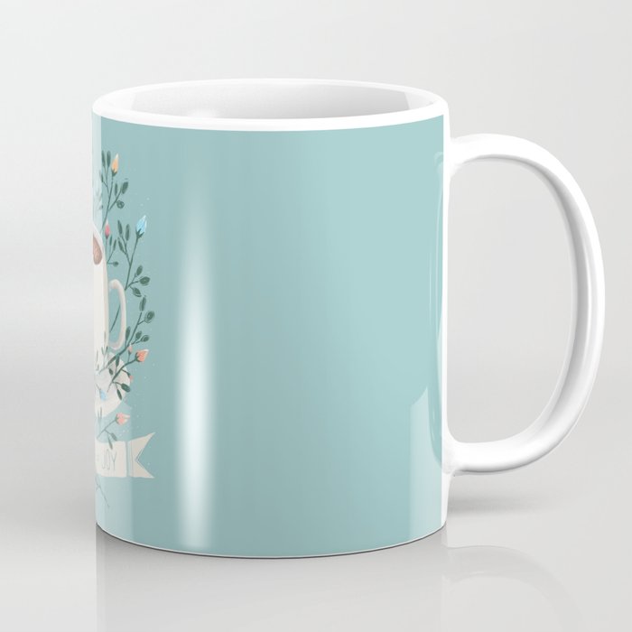 A Cup Of Joy Coffee Mug By Kelsey King Illustration Society6 A Cup Of Joy Coffee Mug By Kelsey King Illustration Society6
