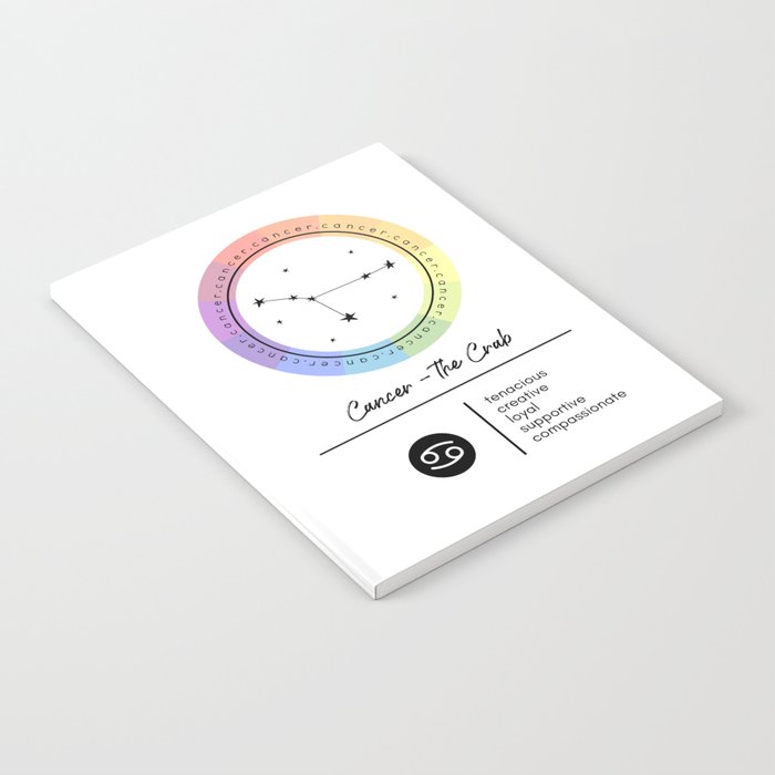Cancer Zodiac | Color Wheel Notebook