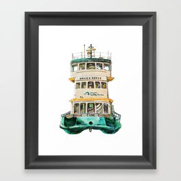 Sydney classic #9: Manly Ferry Framed Art Print