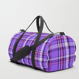 Plaid // Grape Duffle Bag