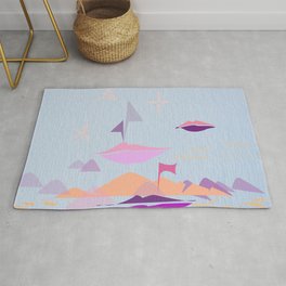kisses in the sky  Rug