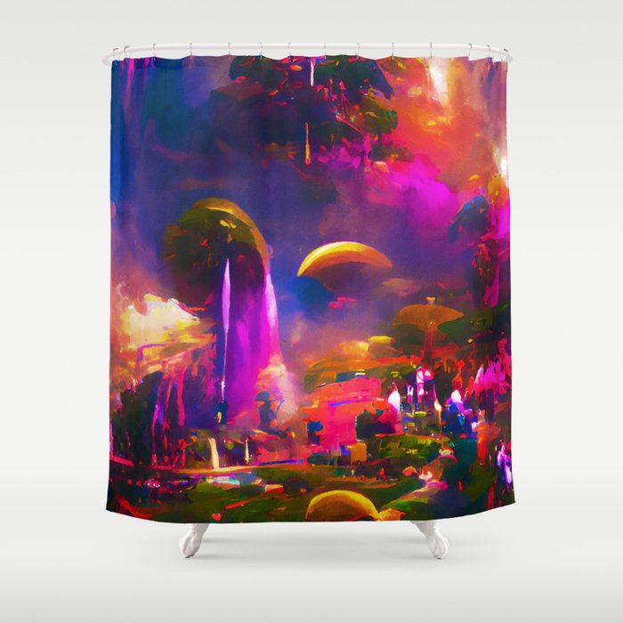 Origin of the World, Garden of Eden Shower Curtain