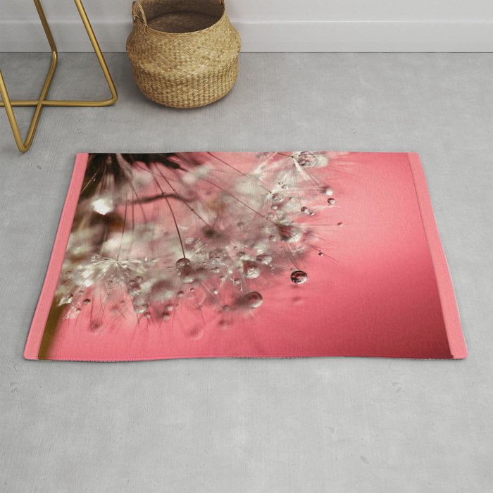 New Year's Pink Champagne Rug