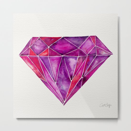 Rhodolite Metal Print