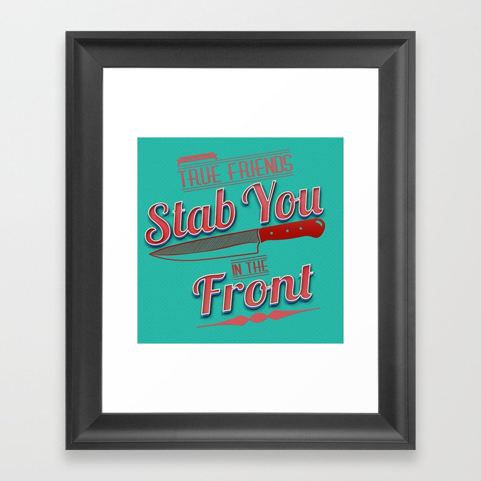 True Friends Framed Art Print