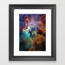 Hubble Telescope: Lagoon Nebula (2018) Framed Art Print
