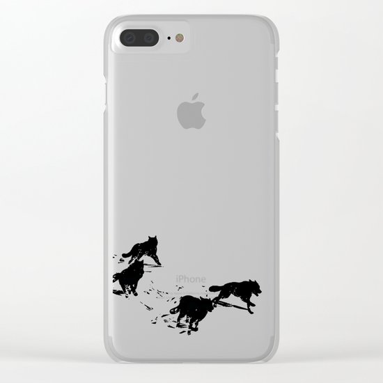 snowblinded // (wolf pack) Clear iPhone Case
